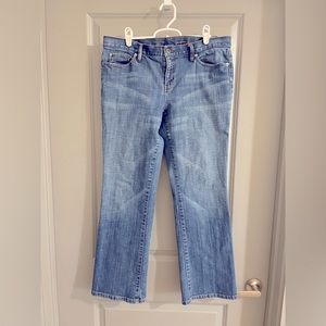 LOFT Modern Bootcut Jeans - like new!